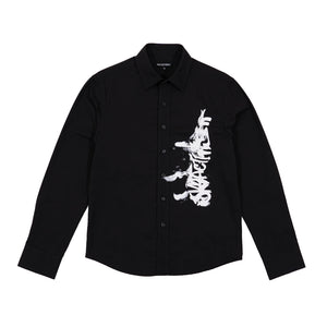 Sky DBR "Burnt Thru" Dress Shirt
