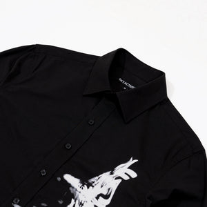 Sky DBR "Burnt Thru" Dress Shirt